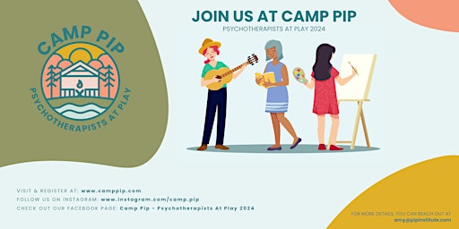 Camp Pip - Psychotherapists at Play 2024 primary image
