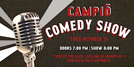 Campio Comedy Show Halloween Showcase  primärbild