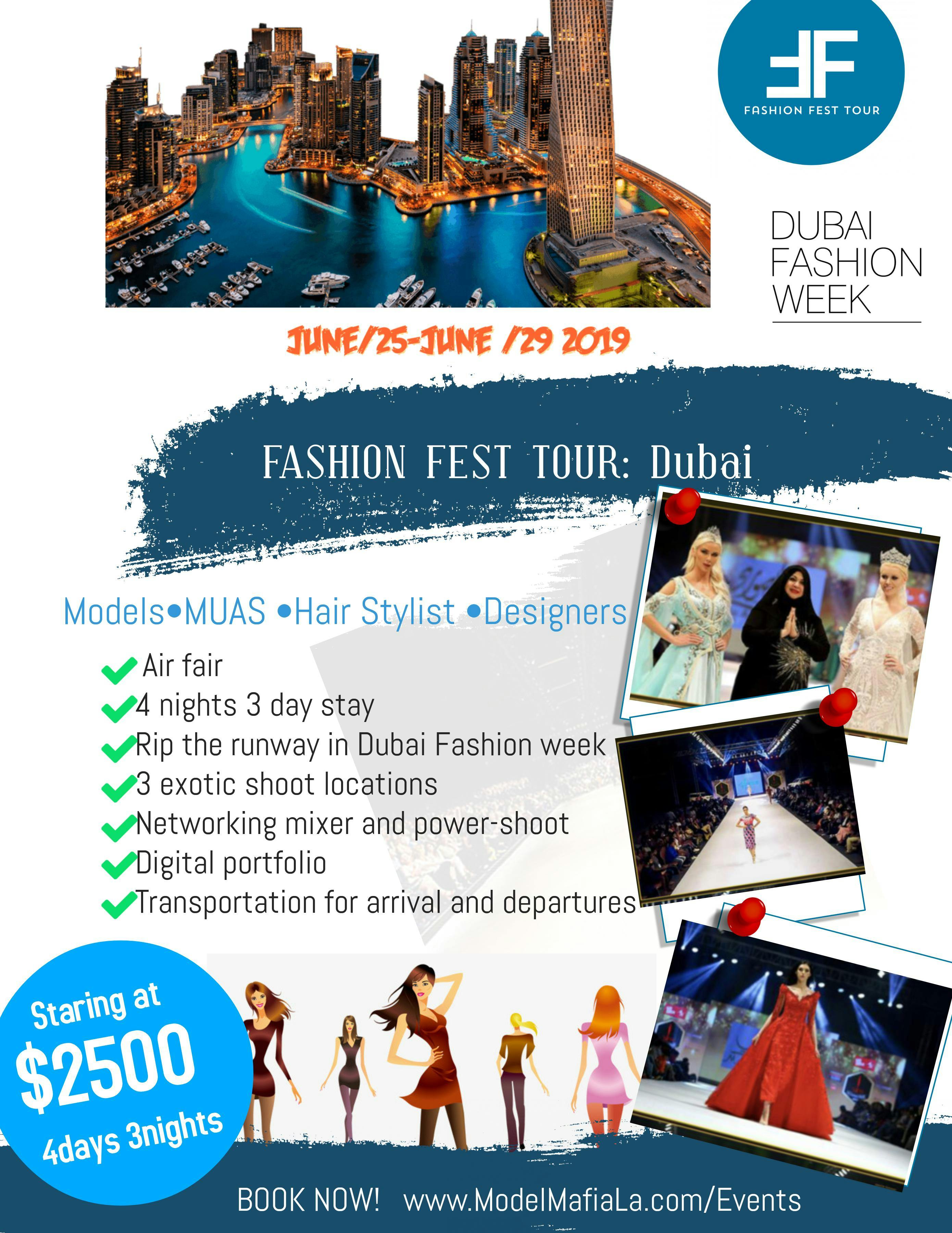 Fashion Fest Tour : Dubai Fashion week 