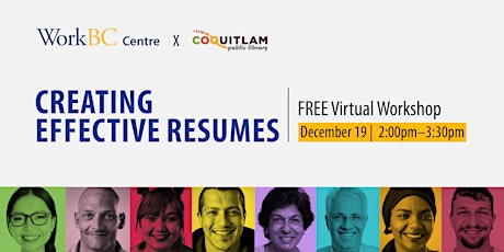 Creating Effective Resumes: A Free Virtual Workshop primary image