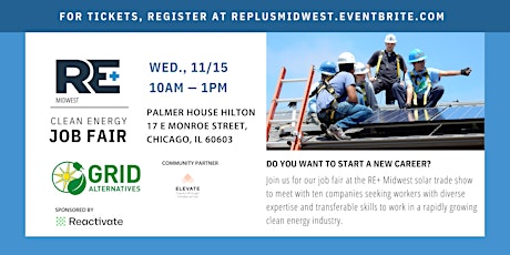 RE+  Midwest: Clean Energy Job Fair primary image