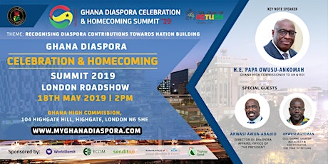 Ghana Diaspora Celebration & Homecoming Summit LONDON ROADSHOW primary image