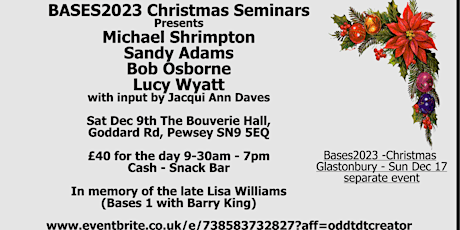 BASES2023 Christmas Seminars primary image