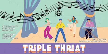 Imagem principal do evento TRIPLE THREAT: MUSICAL IMPROV COMEDY