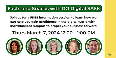 Facts and Snacks with GO Digital SASK primary image