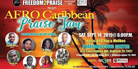 Afro Caribbean Praise Jam 2019 primary image