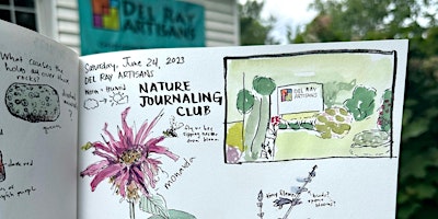 Imagem principal do evento Nature Journaling Club 2024