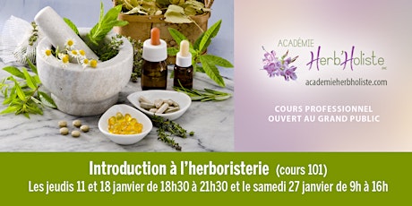 Hauptbild für Introduction à l'herboristerie (cours 101)