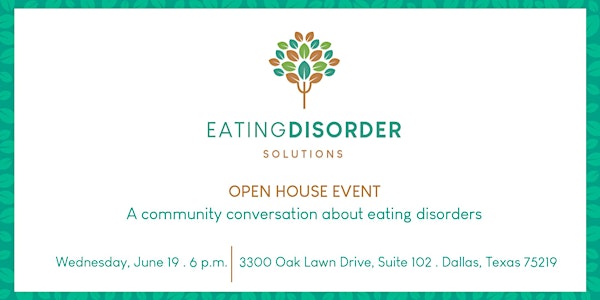 A Community Conversation About Eating Disorders