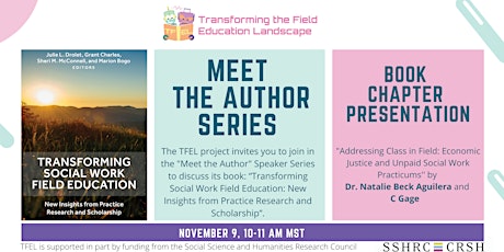 TFEL "Meet the Author" - Dr. Natalie Beck Aguilera and C Gage primary image