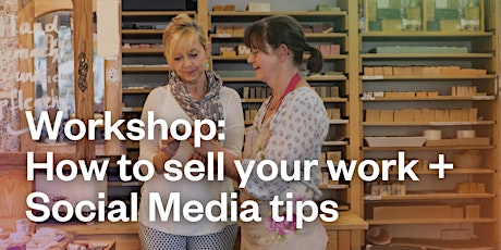 Primaire afbeelding van Workshop: How to sell your work + social media tips