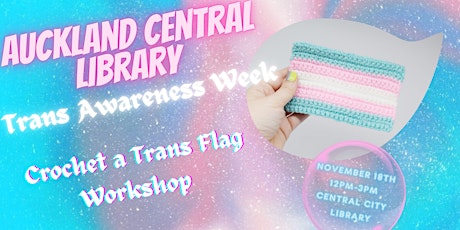 Crochet a Trans Flag primary image