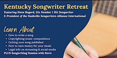 Imagem principal do evento Kentucky Songwriter Retreat with Steve Bogard