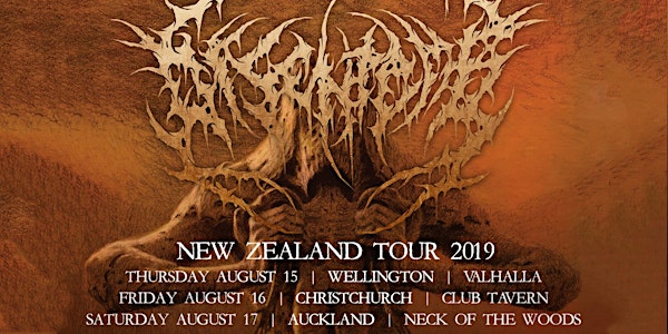 Disentomb New Zealand Tour - Wellington