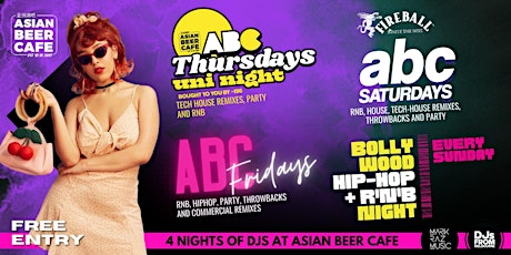 ABC SUNDAYS - Bollywood & RNB