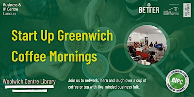 Imagen principal de Start Up Greenwich Coffee Mornings