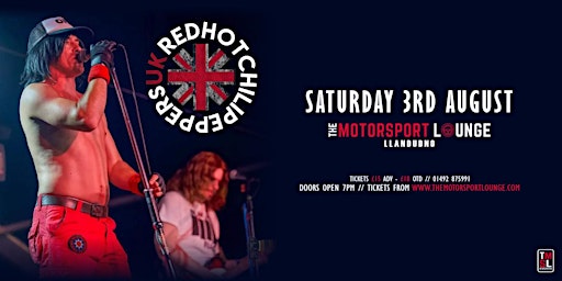Red Hot Chili Peppers UK - Llandudno primary image
