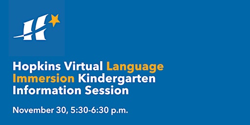 Virtual Chinese and Spanish Immersion Kindergarten Information Session primary image