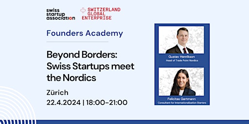 Primaire afbeelding van Beyond Borders: Swiss Startups meet the Nordics