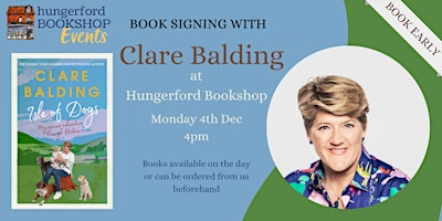 Clare Balding Book Signing – The Isle of Dogs: A Canine History of Britain