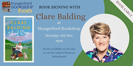Clare Balding Book Signing - The Isle of Dogs: A Canine History of Britain primary image