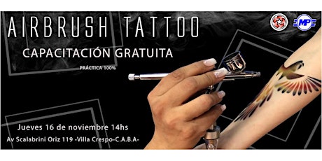 Imagen principal de Curso PRESENCIAL. Tatuajes temporales. Pablo Randazzo en Monumental.