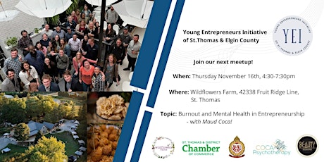 Young Entrepreneurs Initiative of St. Thomas & Elgin primary image