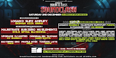 Return of the Drum & Bass Soundclash All Dayer | London Poster