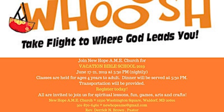 New Hope AME Vacation Bible School 2019