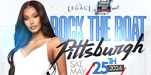 Imagem principal do evento ROCK THE BOAT PITTSBURGH 2024 MEMORIAL DAY WEEKEND ALL WHITE BOAT PARTY