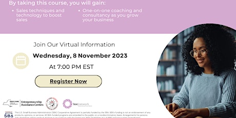 Immagine principale di Free Business Training Information Session 