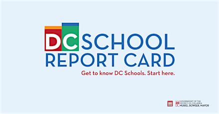 What information should be on the DC School Report Card? primary image