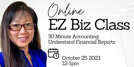 Imagem principal do evento Free EZ Biz Series:  EZ Accounting