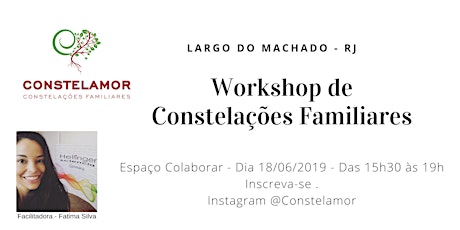 Imagem principal do evento Workshop de Constelações Familiares - Constelações em grupo /Rio de Janeiro