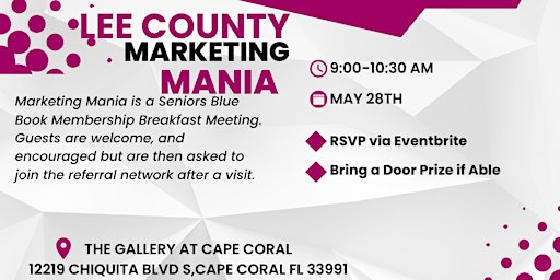 SBB MARKETING MANIA LEE COUNTY primary image