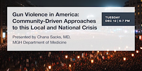 Gun Violence in America: Community-Driven Approaches to a National Crisis primary image
