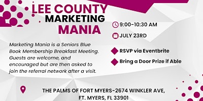 SBB MARKETING MANIA-LEE COUNTY primary image