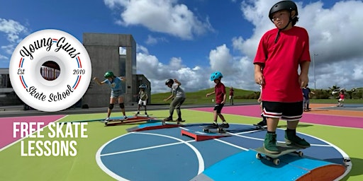 Young Guns Skate School- (Mixed) Panmure Basin Skatepark  June 2024 primary image