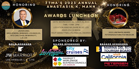 TTMA Annual Anastasia K. Mann Awards Luncheon primary image