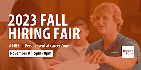 2023 Fall Hiring Fair @ Career Zone primary image