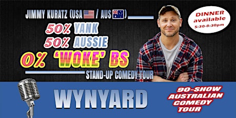 STAND-UP comedy @ WYNYARD, TAS (Wharf Hotel) primary image