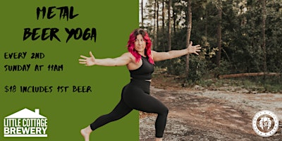 Image principale de Hops & Flow Metal Beer Yoga at Little Cottage Brewery