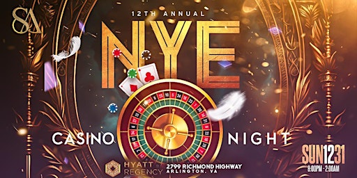 12TH ANNUAL NEW YEARS EVE CASINO NIGHT primary image