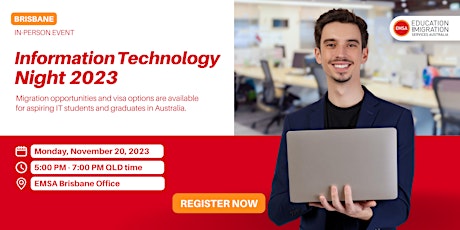 (FREE) Brisbane - Information Technology (IT) Night 2023 primary image