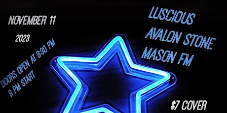 Primaire afbeelding van Luscious @ BLU Martini with Special Guests Avalon Stone & Mason FM