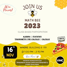 Valencia Math Bees - Fall 2023 primary image