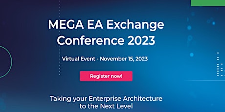 EA Exchange 2023: Taking your Enterprise Architecture to the next level primary image