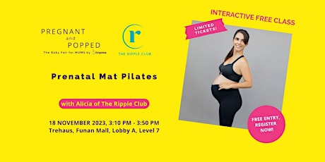 Prenatal Mat Pilates - FREE LIVE CLASS primary image