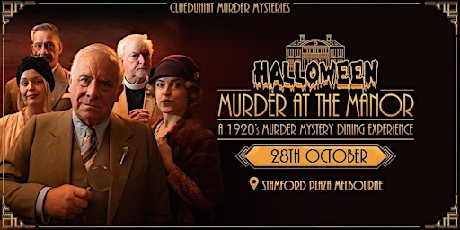 'HALLOWEEN MURDER AT THE MANOR' – Murder Mystery Dinner Theatre – Melbourne primary image