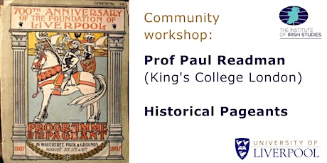 Community workshop: Prof Paul Readman on Historical Pageants primary image